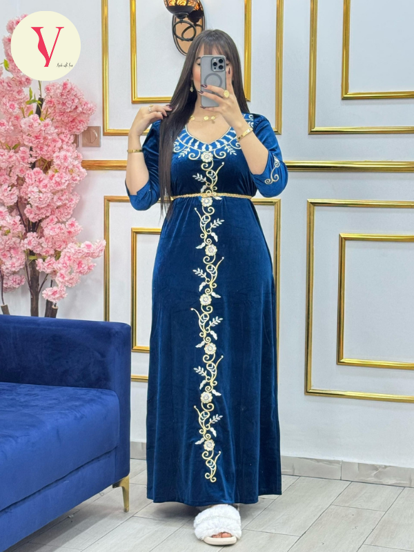 رووب سـنـابـل 🌿❤️قماش هايل و طرز ماخلاش  🌿❤️العــيــد