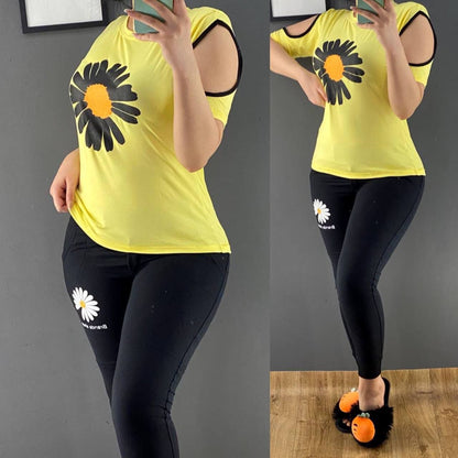 أنسومبل زهرة 🌻جديييد ❤️و سعر نااار 🔥