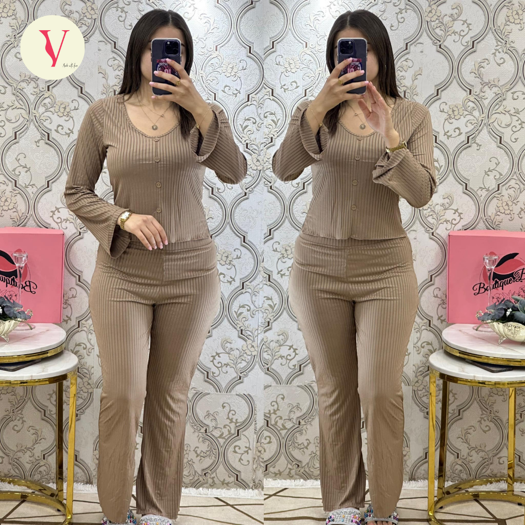 ❤️✨أنسومبل 2 قطع ربيعي خفيف و حنين ❤️✨