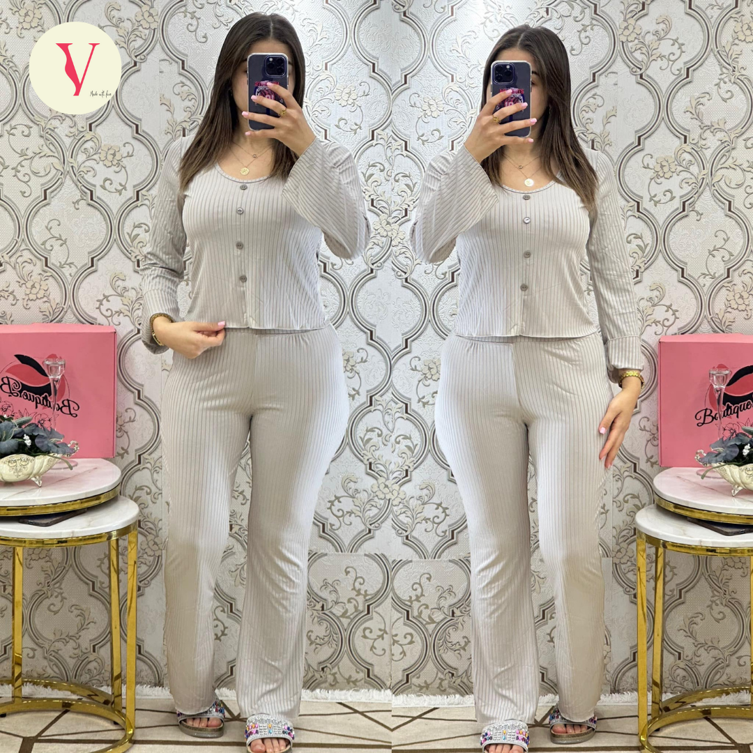 ❤️✨أنسومبل 2 قطع ربيعي خفيف و حنين ❤️✨