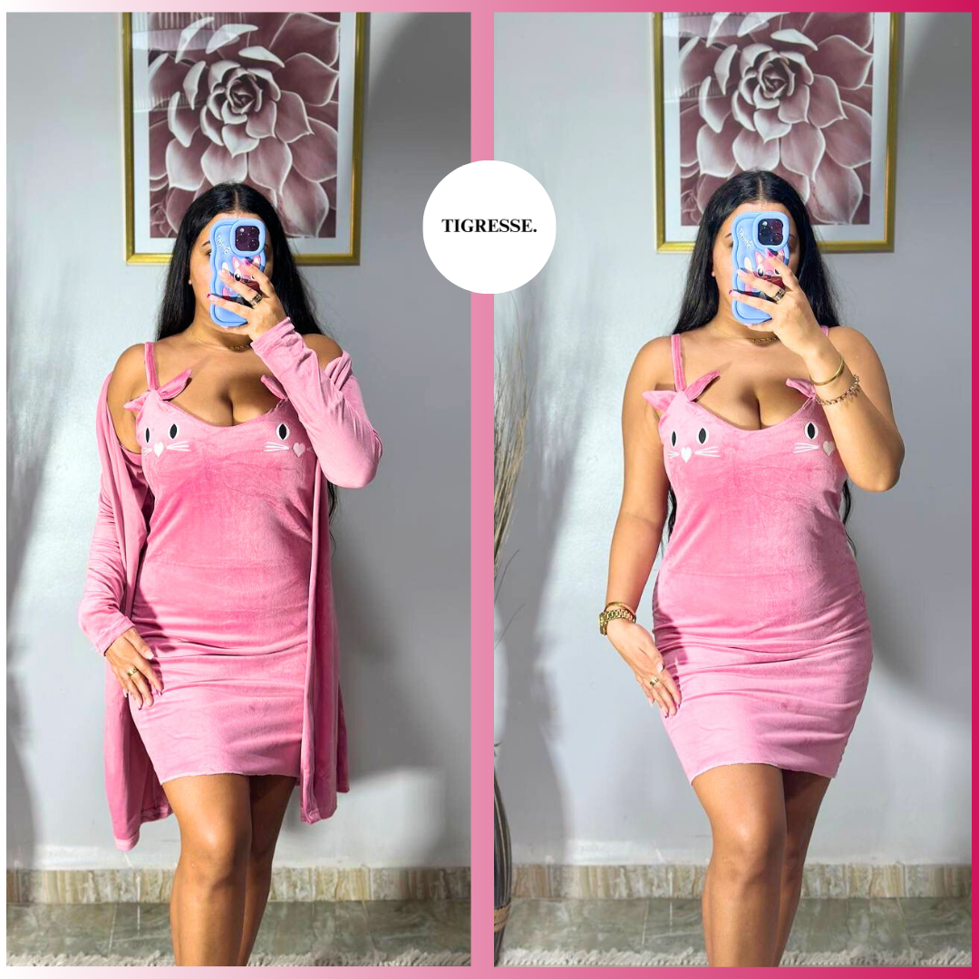 أنــسومبل 2 قـطـع الـقـطة 😻 قطــيفة سوبر صوفت