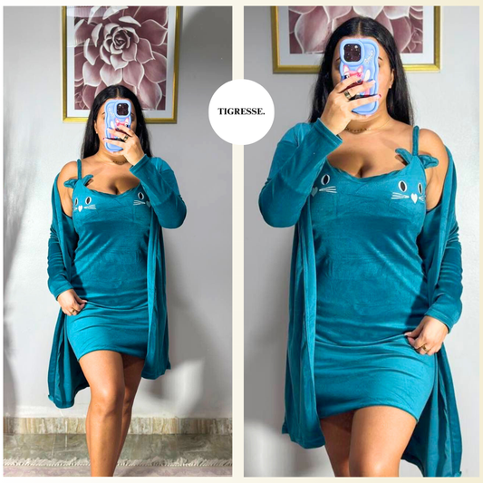 أنــسومبل 2 قـطـع الـقـطة 😻 قطــيفة سوبر صوفت