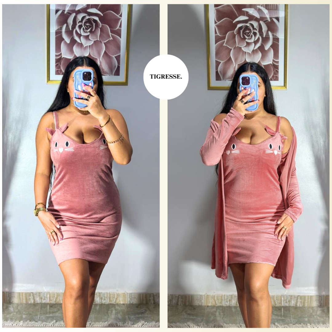 أنــسومبل 2 قـطـع الـقـطة 😻 قطــيفة سوبر صوفت