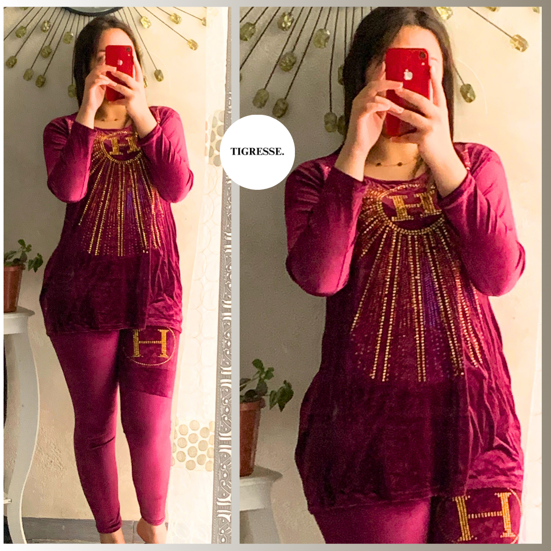 بـيجامة قطـيفة 💖 شانال هيرماس