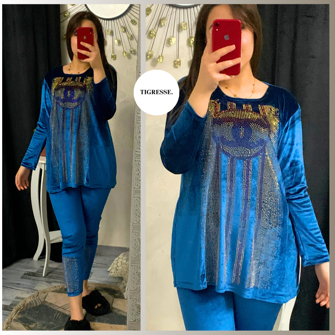 بـيجامة قطـيفة 💖 شانال هيرماس