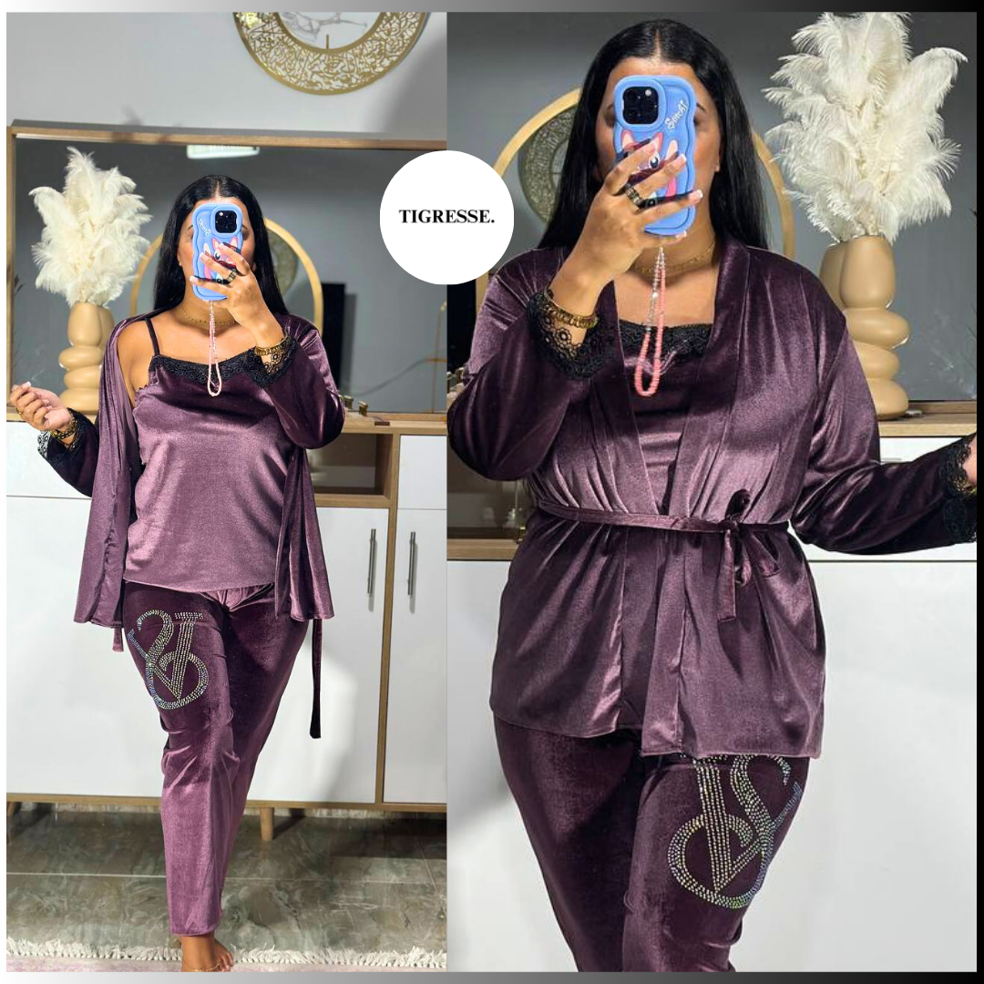 Pijama Victoria Secret 🔹 Besti + KImono + pantalon  💖