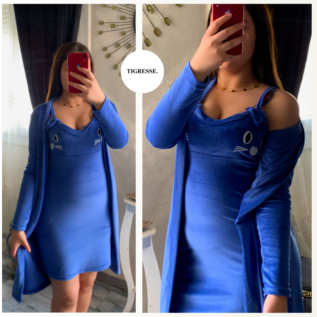 أنــسومبل 2 قـطـع الـقـطة 😻 قطــيفة سوبر صوفت (NEW)