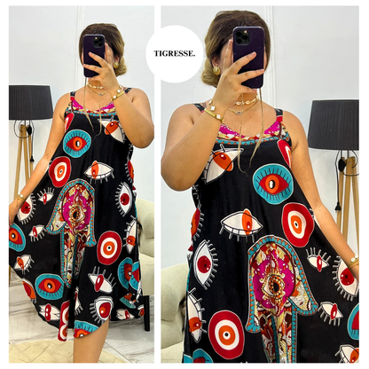 Jeba Khamsa - Decote avec Poches