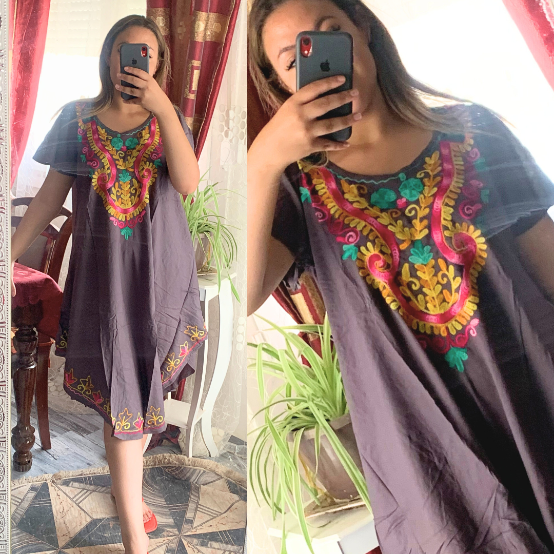 جبة وردة الياسمين 😍 خفيـفـة و شــابة